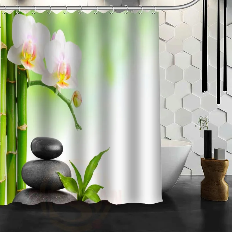 Custom Zen stone Shower Curtain Polyester Fabric Customized More Size Bathroom Shower Curtains Drop Shipping L8273
Custom Zen stone Shower Curtain Polyester Fabric Customized More Size Bathroom Shower Curtains Drop Shipping L8273