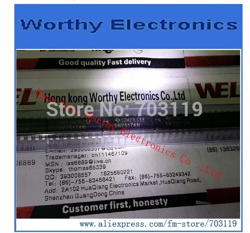 Бесплатная доставка 10 шт./лот SN75174N SN75174 75174 IC QUAD DIFF LINE DRIVER 16-DIP
Бесплатная доставка 10 шт./лот SN75174N SN75174 75174 IC QUAD DIFF LINE DRIVER 16-DIP