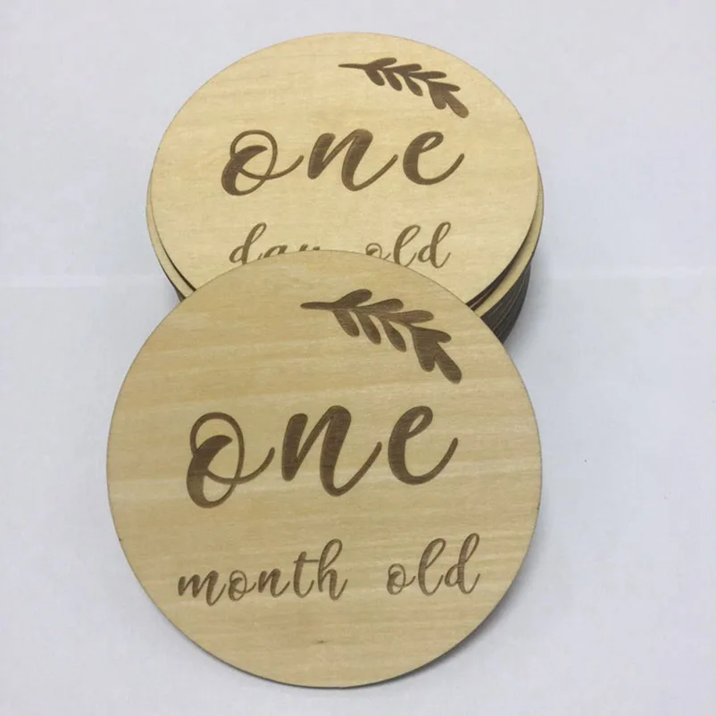 month photo props memory discs baby shower gift wooden monthly milestone baby cards of 14pcs
month photo props memory discs baby shower gift wooden monthly milestone baby cards of 14pcs