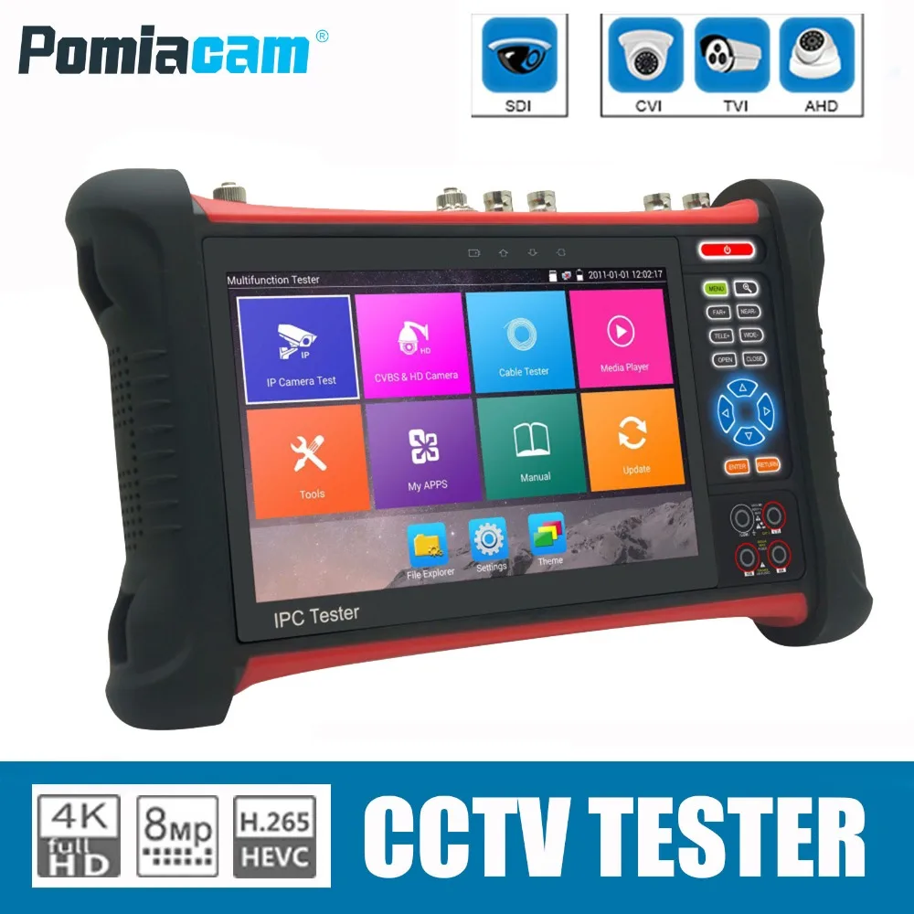X7 DHL/EMS shipping 7inch Touch monitor Camera Tester CCTV Tester Monitor IP AHD TVI CVI SDI 4K H,265 CCTV testing Cable Tracer
X7 DHL/EMS shipping 7inch Touch monitor Camera Tester CCTV Tester Monitor IP AHD TVI CVI SDI 4K H,265 CCTV testing Cable Tracer