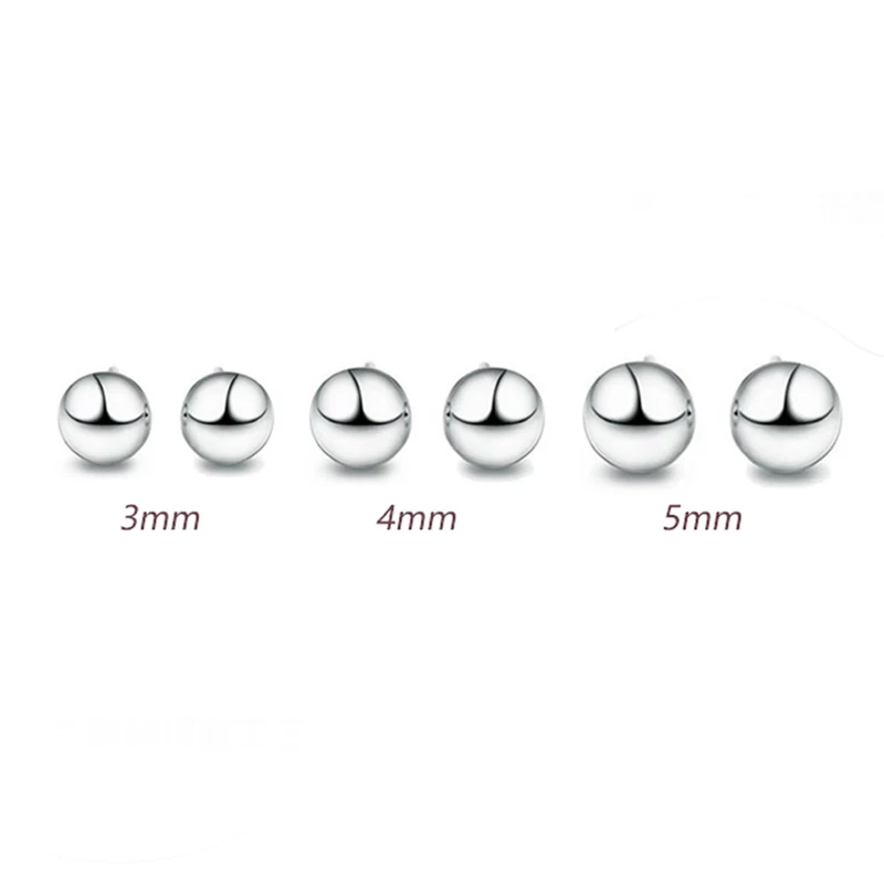 2/3/4/5MM 925 Sterling Sliver Stud Earrings Women Hook Design Ball Stud Earrings Cute Mini Minimalist Earrings Girls Jewelry
2/3/4/5MM 925 Sterling Sliver Stud Earrings Women Hook Design Ball Stud Earrings Cute Mini Minimalist Earrings Girls Jewelry
