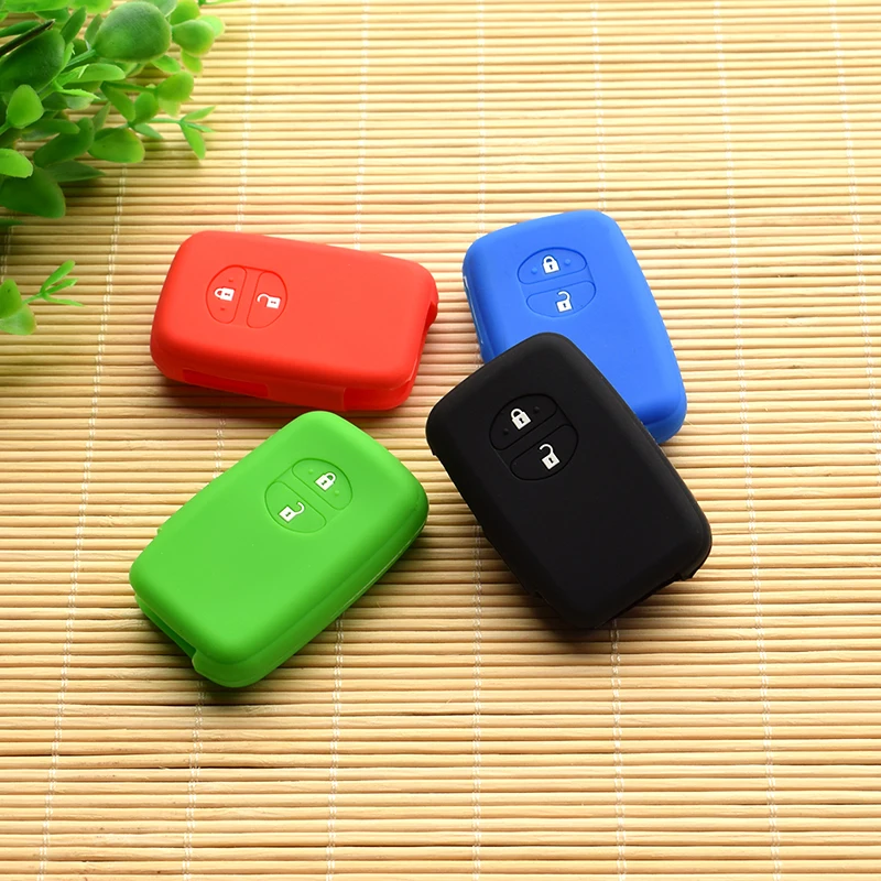 10 units Silicone car key Case Cover For Toyota Camry Highlander Prado Remote Smart Key 2 Buttons key protect Shell
10 units Silicone car key Case Cover For Toyota Camry Highlander Prado Remote Smart Key 2 Buttons key protect Shell