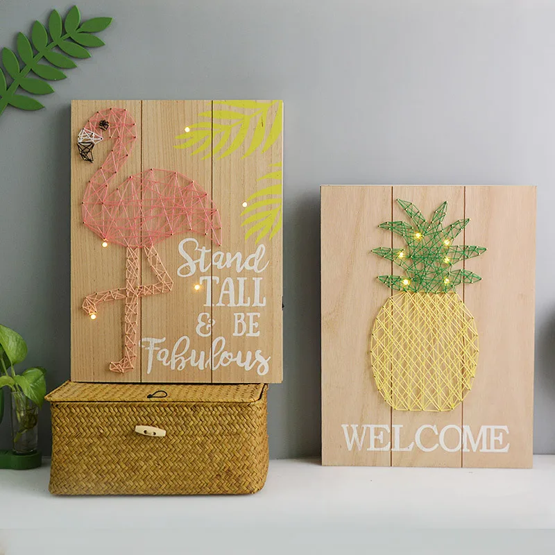 LED art painting rattan winding wood wall painting wall decoration creative home children's room decoration
LED art painting rattan winding wood wall painting wall decoration creative home children's room decoration