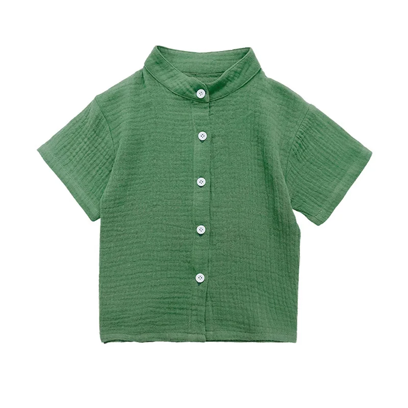 2019 Summer New Baby Boys Shirts Solid Color Children Tops Stand Collar Kids Shirts for Boys Clothes BC649
2019 Summer New Baby Boys Shirts Solid Color Children Tops Stand Collar Kids Shirts for Boys Clothes BC649
