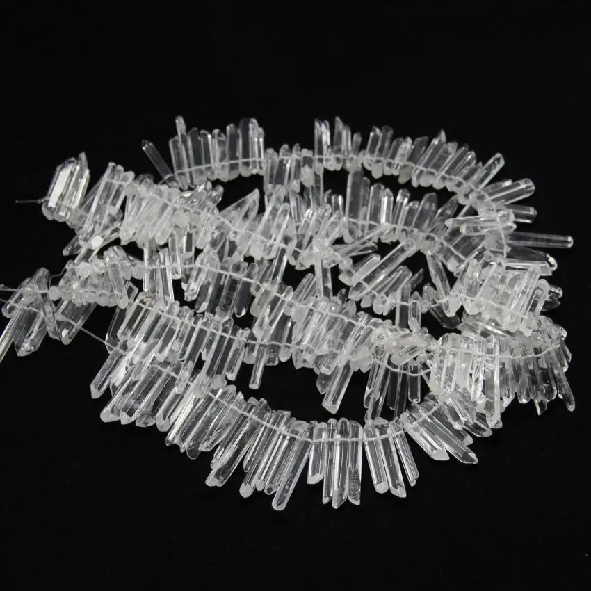 Polished White Natural Quartz Top Drilled Stick Point Pendant,Raw Crystals Briolettes Tusk Spike Loose Bead Necklace 4-6x20-35mm
Polished White Natural Quartz Top Drilled Stick Point Pendant,Raw Crystals Briolettes Tusk Spike Loose Bead Necklace 4-6x20-35mm