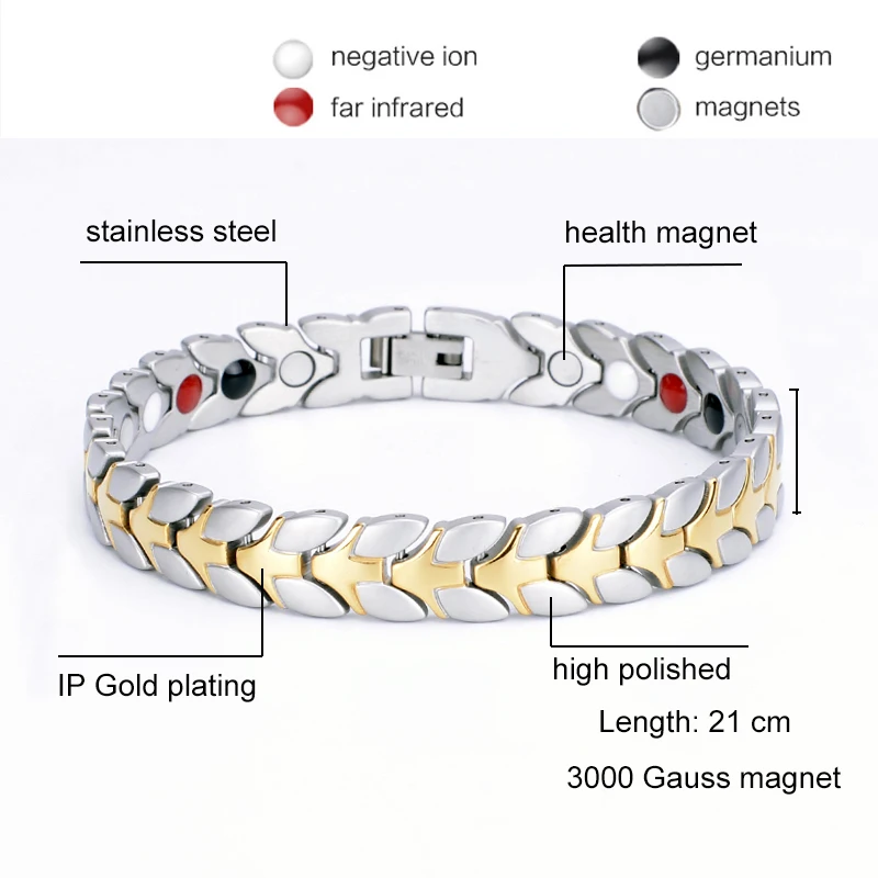 Oktrendy Magnetic Bracelets Therapy for Arthritis Energy Healthy Bracelets Bangle Fashion Charm stainless steel bracelet
Oktrendy Magnetic Bracelets Therapy for Arthritis Energy Healthy Bracelets Bangle Fashion Charm stainless steel bracelet
