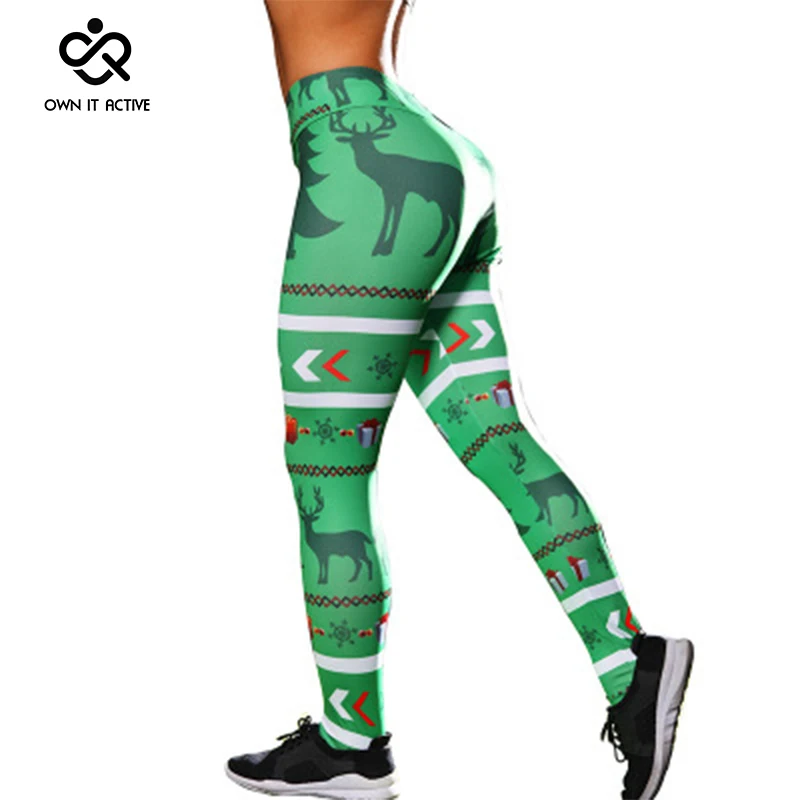 Polyester Elastic Christmas Pants High Waist Fitness Sports Yoga Leggings Elk Printing Trousers S-XL P321 Free Shipping
Polyester Elastic Christmas Pants High Waist Fitness Sports Yoga Leggings Elk Printing Trousers S-XL P321 Free Shipping