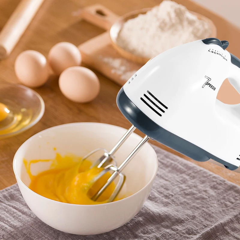 Hand Mixer 7 Speed Dough Egg Beater Food Kitchen Mixer 180W Food Blender Multifunctional
Hand Mixer 7 Speed Dough Egg Beater Food Kitchen Mixer 180W Food Blender Multifunctional