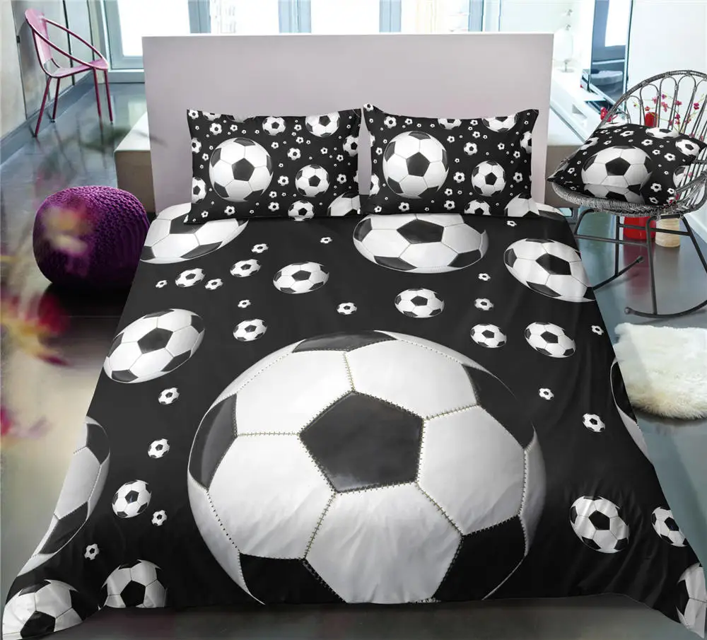 Thumbedding Dropship Football Stack Bedding Sets Full 3D Sport Duvet Cover Set High Quality Designed Bed Set 3pcs
Thumbedding Dropship Football Stack Bedding Sets Full 3D Sport Duvet Cover Set High Quality Designed Bed Set 3pcs