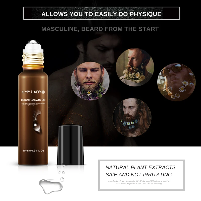 OMY LADY 100% Natural Organic Men Beard Growth Oil Beard Wax balm Hair Loss Product Plant-based for Groomed Beard Growth Essence
OMY LADY 100% Natural Organic Men Beard Growth Oil Beard Wax balm Hair Loss Product Plant-based for Groomed Beard Growth Essence