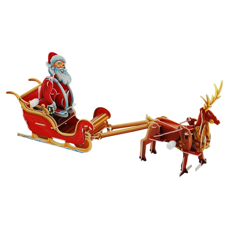 3d Diy Puzzle Toy Jigsaw Toy Wind Up Power Puzzle Kit Toys Movable Santa Claus and Deer Christmas Ornaments Gift for Children
3d Diy Puzzle Toy Jigsaw Toy Wind Up Power Puzzle Kit Toys Movable Santa Claus and Deer Christmas Ornaments Gift for Children