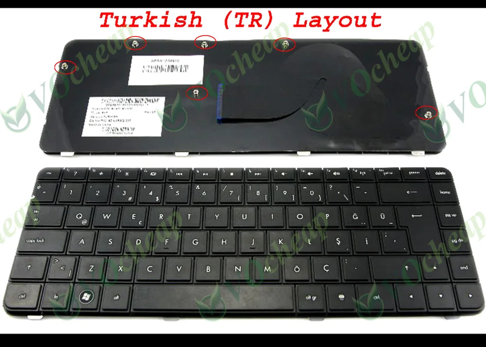 Новая клавиатура для ноутбука HP Compaq Presario CQ42 G42 Black Turkish TR-AEAX1A00210 9Z.N4RSQ.00T V112246AK1 AEAX1A00110
Новая клавиатура для ноутбука HP Compaq Presario CQ42 G42 Black Turkish TR-AEAX1A00210 9Z.N4RSQ.00T V112246AK1 AEAX1A00110