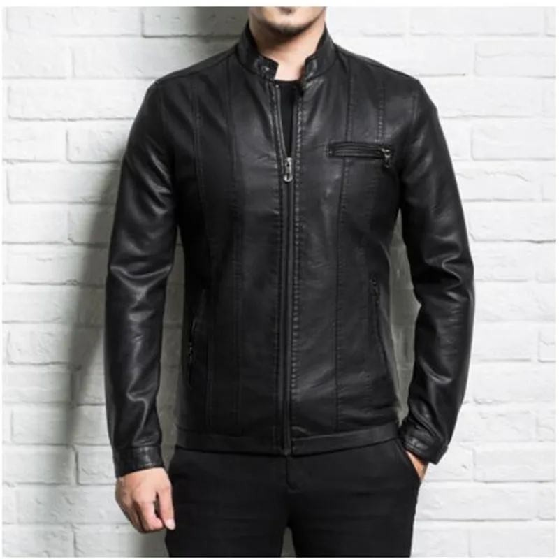 Men genuine leather jacket sheepskin 2019 new spring and autumn handsome slim zipper male motorcycle leather jacket teenager boy
Men genuine leather jacket sheepskin 2019 new spring and autumn handsome slim zipper male motorcycle leather jacket teenager boy
