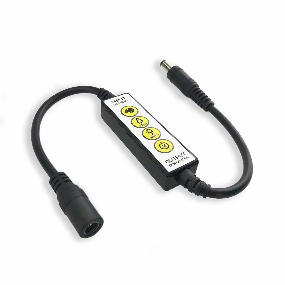 Мини 4 клавиши диммер RGB RGBW Led контроллер для 5050 3528 Светодиодные полосы света DC5-24V 6A
Мини 4 клавиши диммер RGB RGBW Led контроллер для 5050 3528 Светодиодные полосы света DC5-24V 6A