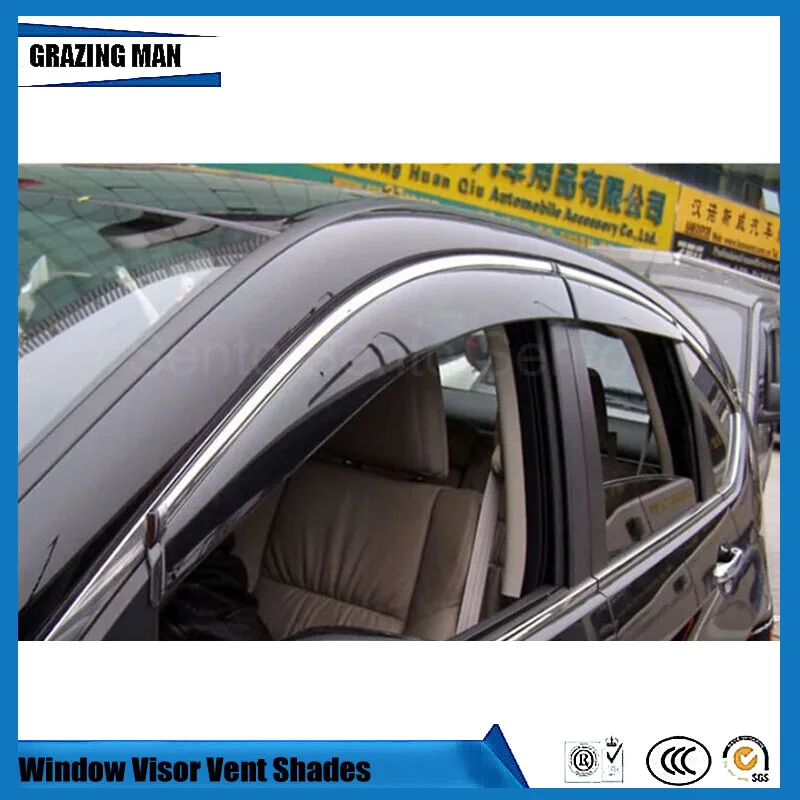 Sun visor Car accessories Window Visor Vent Shades Sun Rain Deflector Guard 4PCS/SET for JADE
Sun visor Car accessories Window Visor Vent Shades Sun Rain Deflector Guard 4PCS/SET for JADE