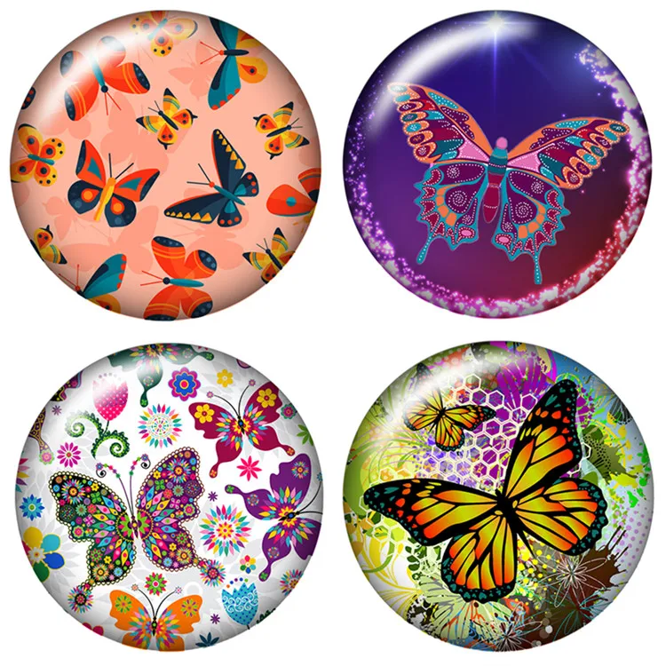 Beauty Colorful butterfly 10pcs set 12mm/16mm/18mm/25mm Round photo glass cabochon demo flat back Making findings ZB0463
Beauty Colorful butterfly 10pcs set 12mm/16mm/18mm/25mm Round photo glass cabochon demo flat back Making findings ZB0463