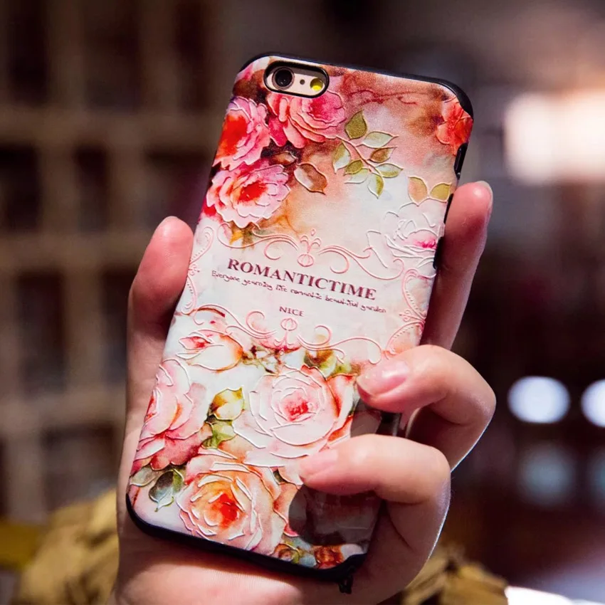 Lpwzhmg Мультфильм рисунком 3D помощи телефона чехол для iPhone 6 6S плюс 7 Мягкая