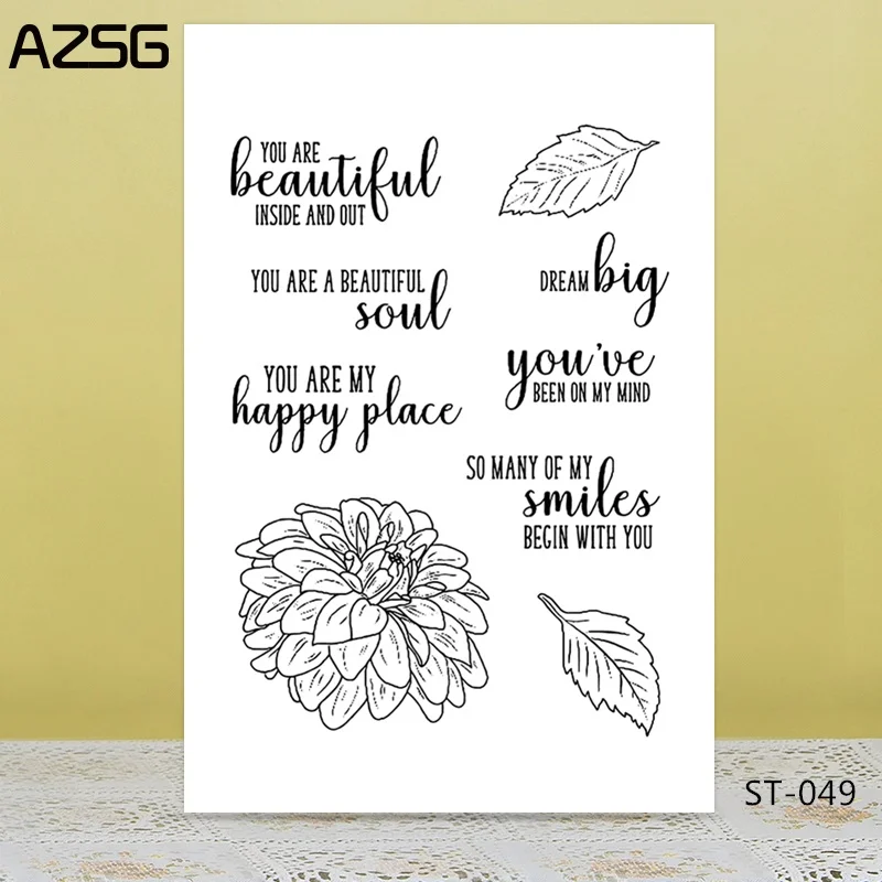 AZSG Mottled Maple Leaves Petal Flowers Clear Stamps For DIY Scrapbooking/Card Making/Album Decorative Silicone Stamp Craft
AZSG Mottled Maple Leaves Petal Flowers Clear Stamps For DIY Scrapbooking/Card Making/Album Decorative Silicone Stamp Craft