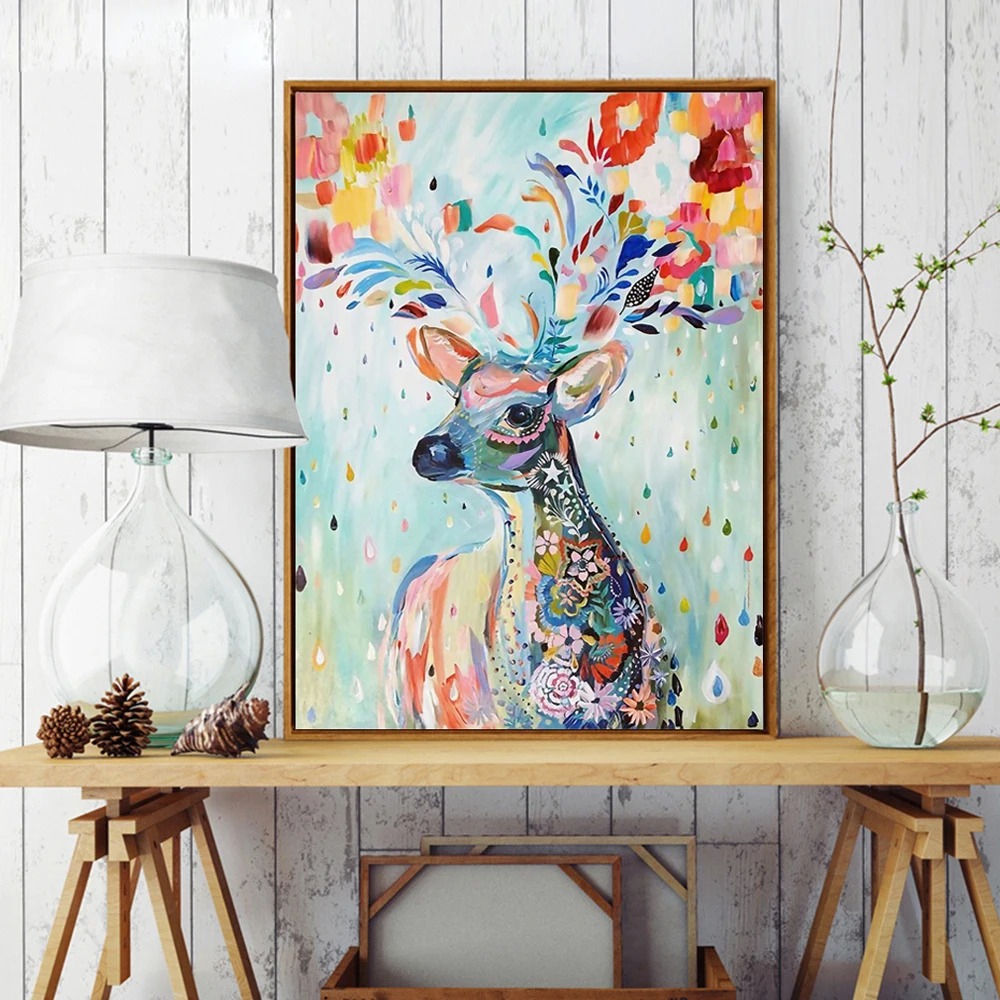 Nordic Minimalist Style Splash Ink Watercolor Deer Canvas Painting Print Poster Picture Modern Wall Art Decoration
Nordic Minimalist Style Splash Ink Watercolor Deer Canvas Painting Print Poster Picture Modern Wall Art Decoration