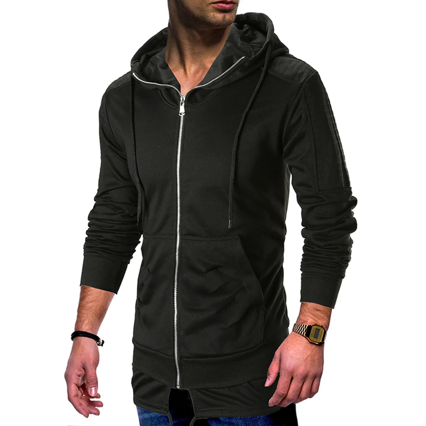 Men's Solid Extend Hoodie Long Sleeve Sweatshirt Winter Zipper Jacket Hip Hop Streetwear Hoody Men Solid Color Clohtes Hood
Men's Solid Extend Hoodie Long Sleeve Sweatshirt Winter Zipper Jacket Hip Hop Streetwear Hoody Men Solid Color Clohtes Hood