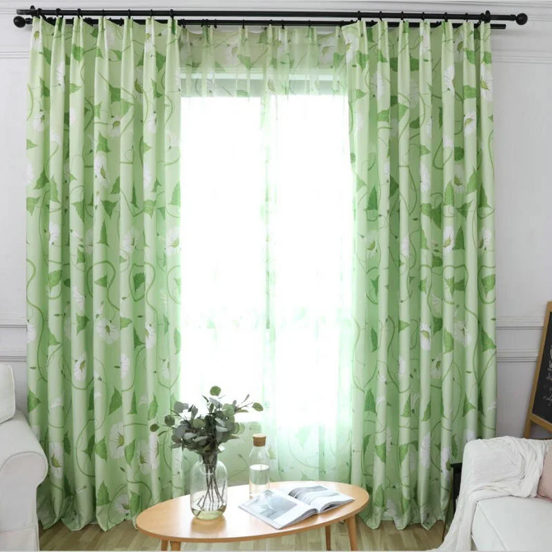 New Leaves Blackout Tulle Bedroom Floral Curtains for Living Room Pastoral Style Eco-friendly Blinds Fabric Curtain Custom Made
New Leaves Blackout Tulle Bedroom Floral Curtains for Living Room Pastoral Style Eco-friendly Blinds Fabric Curtain Custom Made