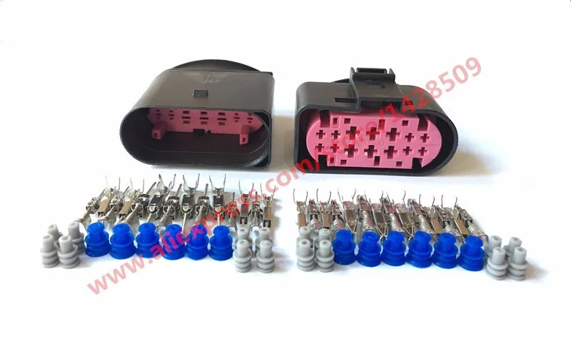 10 Set 14 Pin 1.5mm 3.5mm Female And Male Waterproof Auto Connector Use For Aodi BMW VW Automobile 1J0973737 1J0973837
10 Set 14 Pin 1.5mm 3.5mm Female And Male Waterproof Auto Connector Use For Aodi BMW VW Automobile 1J0973737 1J0973837