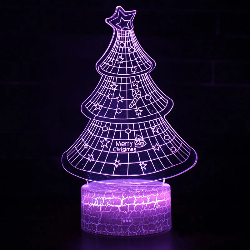 Christmas tree 1 theme 3D Lamp LED night light 7 Color Change Touch Mood Lamp Christmas present Dropshippping
Christmas tree 1 theme 3D Lamp LED night light 7 Color Change Touch Mood Lamp Christmas present Dropshippping