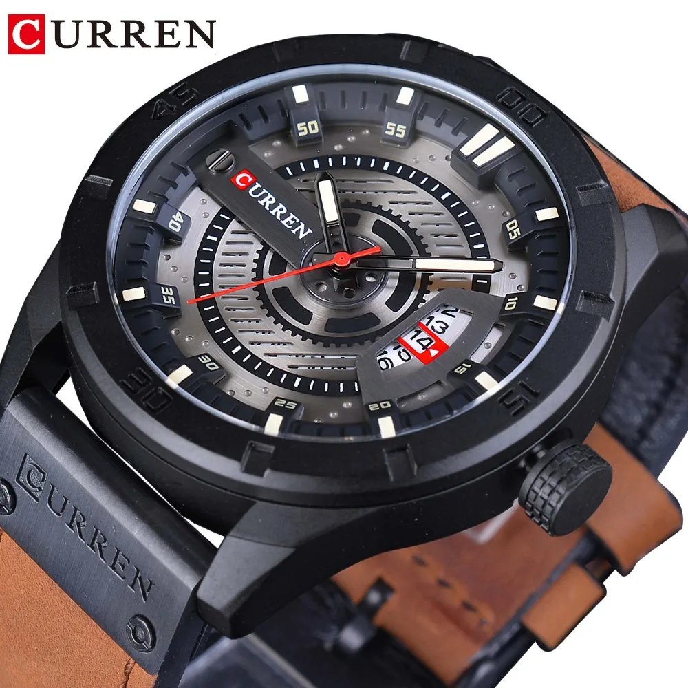 CURRREN Military Design Fashion True Men Outdoor Sport Design Men Creative Quartz Wrist Watch Top Brand Luxury Military Watches
CURRREN Military Design Fashion True Men Outdoor Sport Design Men Creative Quartz Wrist Watch Top Brand Luxury Military Watches