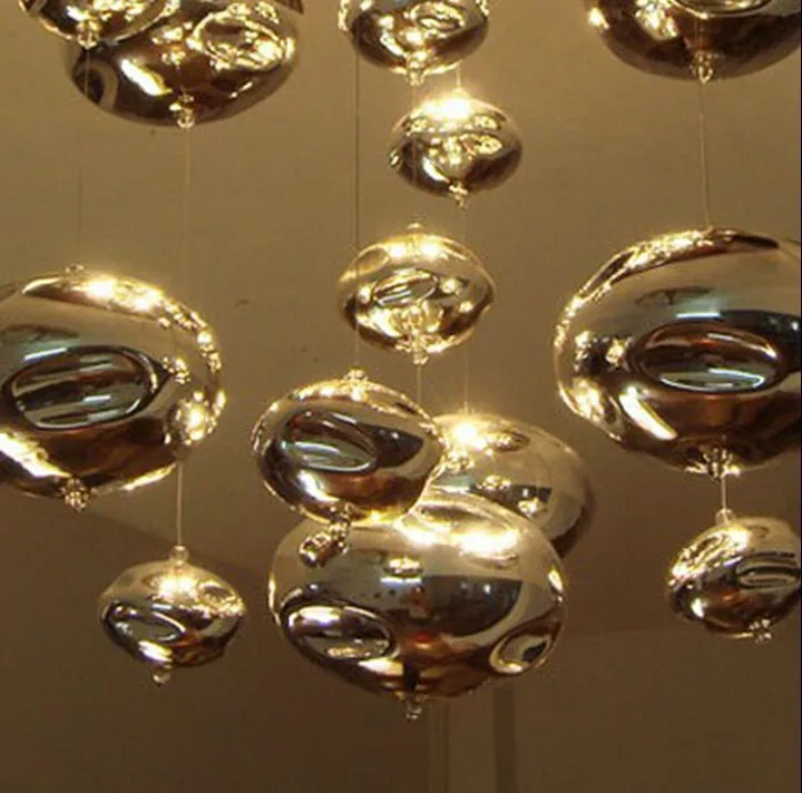 H40cm Murano Due Bubble Glass Ceiling light Chrome Lustres lamps Home Hanging Lamps Fixtures 110-240V GU10 LED ceiling lamp
H40cm Murano Due Bubble Glass Ceiling light Chrome Lustres lamps Home Hanging Lamps Fixtures 110-240V GU10 LED ceiling lamp