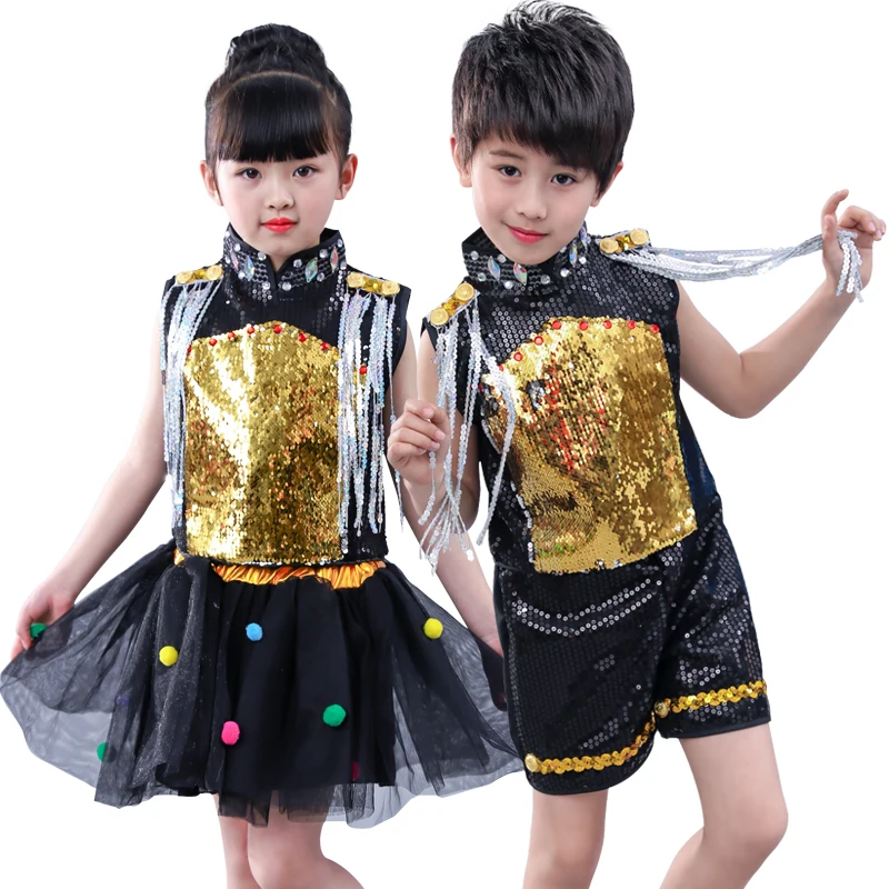 Children Sequins Jazz Dance Latin Waltz Modern Costume For Girls Outfit Sparkly Dancing Dress Stage Show Dresses Jazz Costumes
Children Sequins Jazz Dance Latin Waltz Modern Costume For Girls Outfit Sparkly Dancing Dress Stage Show Dresses Jazz Costumes