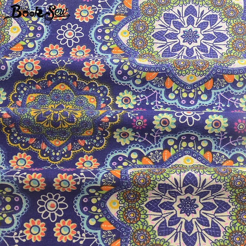 Хлопчатобумажная льняная ткань Booksew в африканском стиле из Анкары цветочные