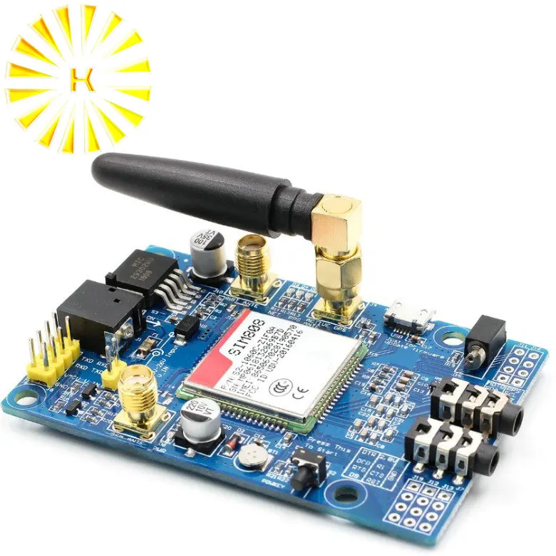 SIM808 модуль GSM GPRS GPS макетная плата SMA с антенной для Arduino|Интегральные схемы| |