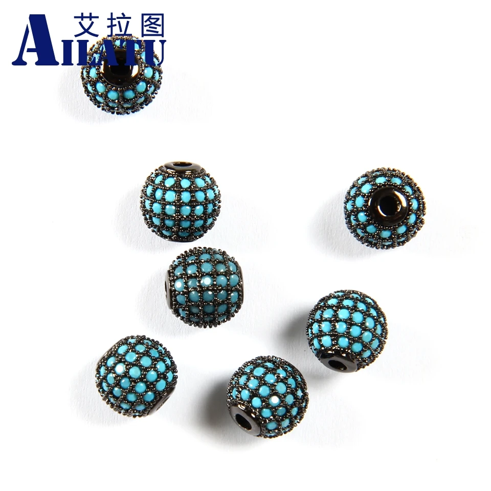 Ailatu Free Shipping 8mm Copper Ball with 5 lined Micro Inlay Blue Howlite Stone Fit DIY Fashion Bracelets
Ailatu Free Shipping 8mm Copper Ball with 5 lined Micro Inlay Blue Howlite Stone Fit DIY Fashion Bracelets