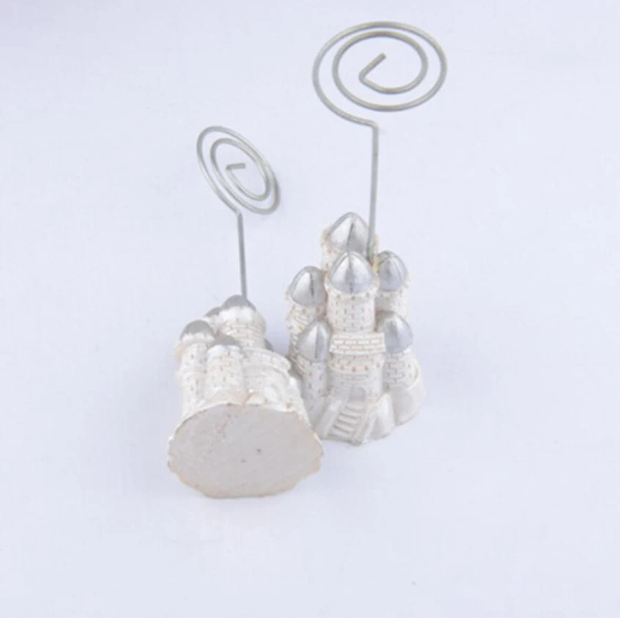 10pcs White Resin Castle Name Number Message Card Table Place Holder For Wedding Party Home Office Decoration
10pcs White Resin Castle Name Number Message Card Table Place Holder For Wedding Party Home Office Decoration