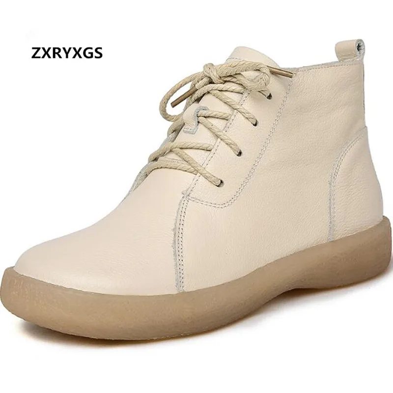 Hot 2019 Newest Soft Comfort Autumn Winter Cowhide Leather Boots Flat Non-slip Fashion Casual Shoes Woman Boots Warm Snow Boots
Hot 2019 Newest Soft Comfort Autumn Winter Cowhide Leather Boots Flat Non-slip Fashion Casual Shoes Woman Boots Warm Snow Boots