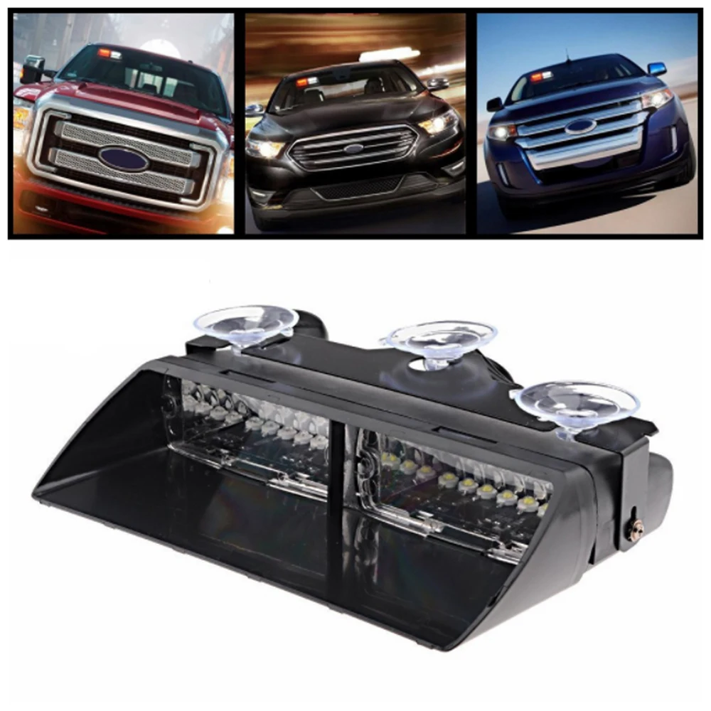16LED Car Police Lights Strobe light sucker Warning Light S2 Flashing light VS-S2 red and blue amber blue 18 Flashing Mode
16LED Car Police Lights Strobe light sucker Warning Light S2 Flashing light VS-S2 red and blue amber blue 18 Flashing Mode