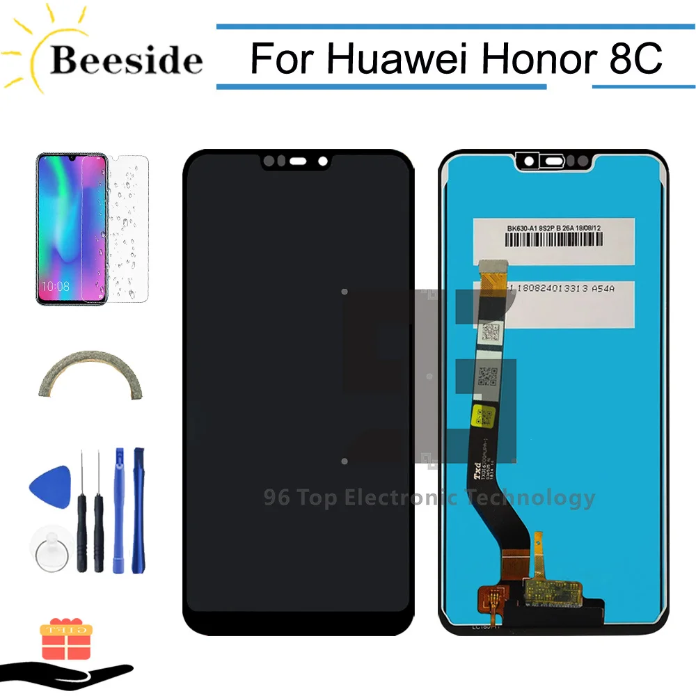 AA + Оригинальный ЖК дисплей с рамкой 6 26 ''для huawei Honor 8C BKK AL00 L21 кодирующий