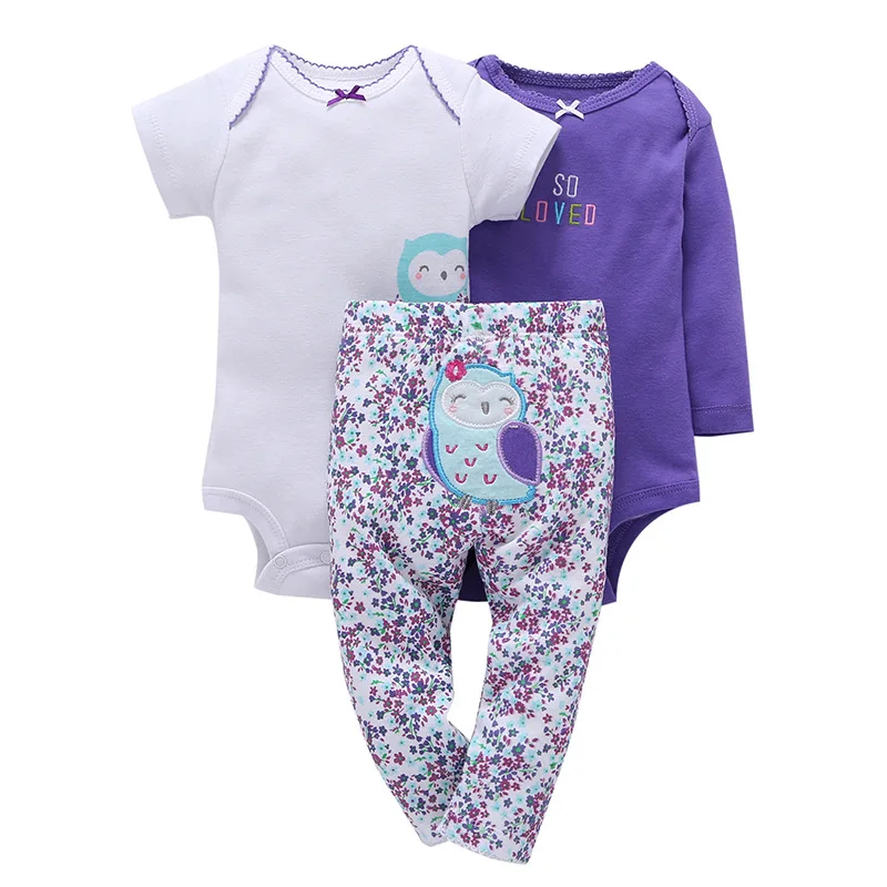 3pcs Baby Boy Girl Cotton Clothes Set Kids Bodysuit Infant Cute Cartoon Round Neck Rompers Long Sleeve Pants 6-24Months
3pcs Baby Boy Girl Cotton Clothes Set Kids Bodysuit Infant Cute Cartoon Round Neck Rompers Long Sleeve Pants 6-24Months