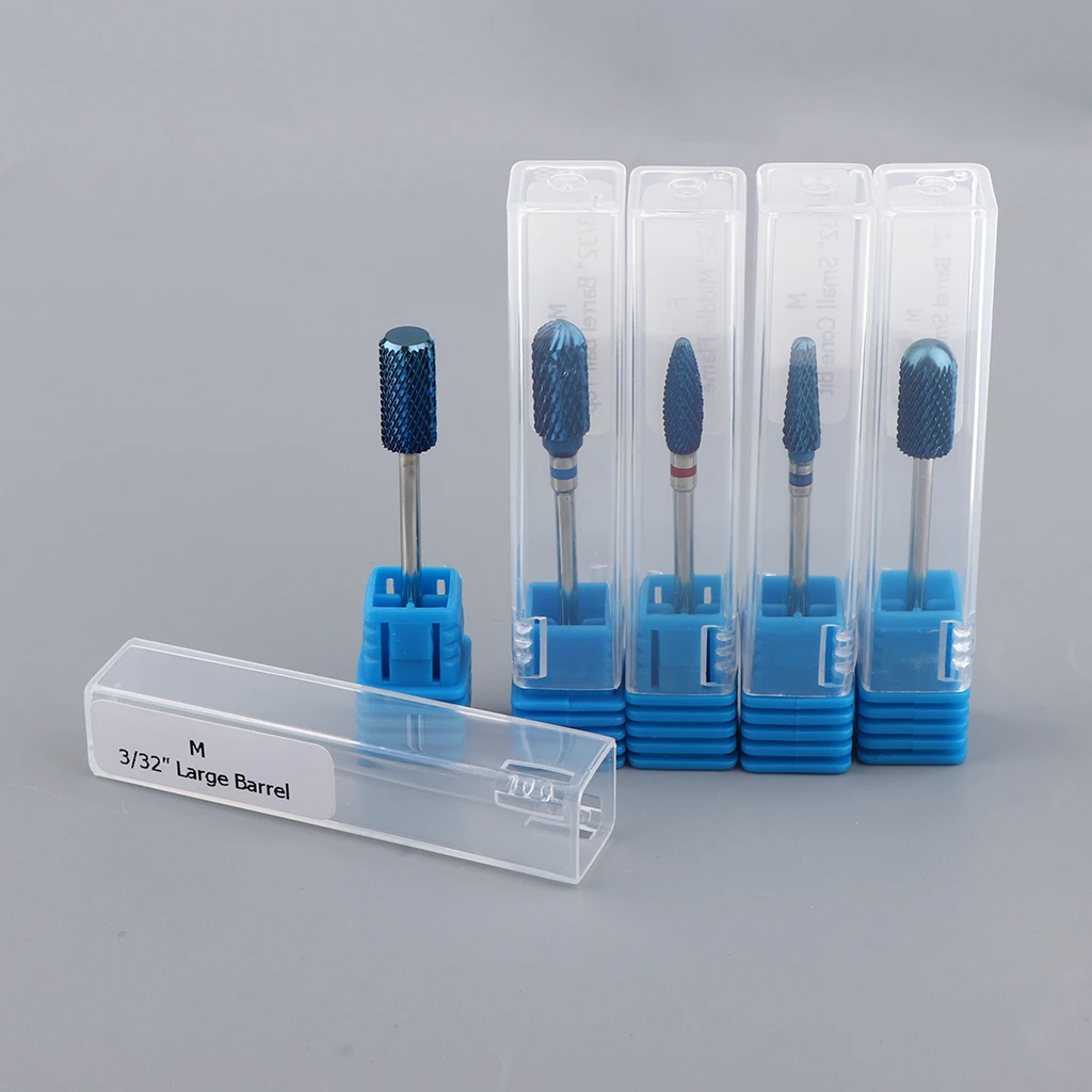 5Pcs/set Carbide Nail Drill Bits Grinding Polishing Heads for Electric Files Manicure Pedicure Tools w/ Storage Case
5Pcs/set Carbide Nail Drill Bits Grinding Polishing Heads for Electric Files Manicure Pedicure Tools w/ Storage Case