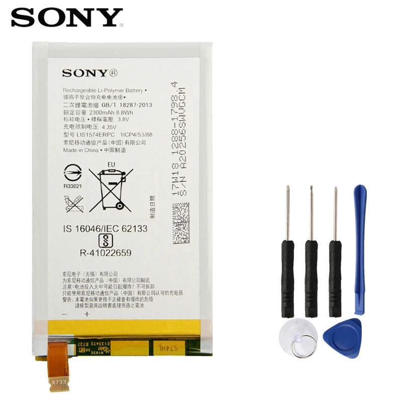 Original SONY Battery For Sony Xperia E4 E2003 E2033 E2105 E2104 E2115 LIS1574ERPC Genuine Replacement Phone Battery 2300mAh
Original SONY Battery For Sony Xperia E4 E2003 E2033 E2105 E2104 E2115 LIS1574ERPC Genuine Replacement Phone Battery 2300mAh