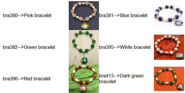 Qingmos Trendy Natural Pearl & Jades Bracelets for Women with 10mm Blue Jades and White Pearl & Cloisonne Bracelet Jewelry 381
Qingmos Trendy Natural Pearl & Jades Bracelets for Women with 10mm Blue Jades and White Pearl & Cloisonne Bracelet Jewelry 381