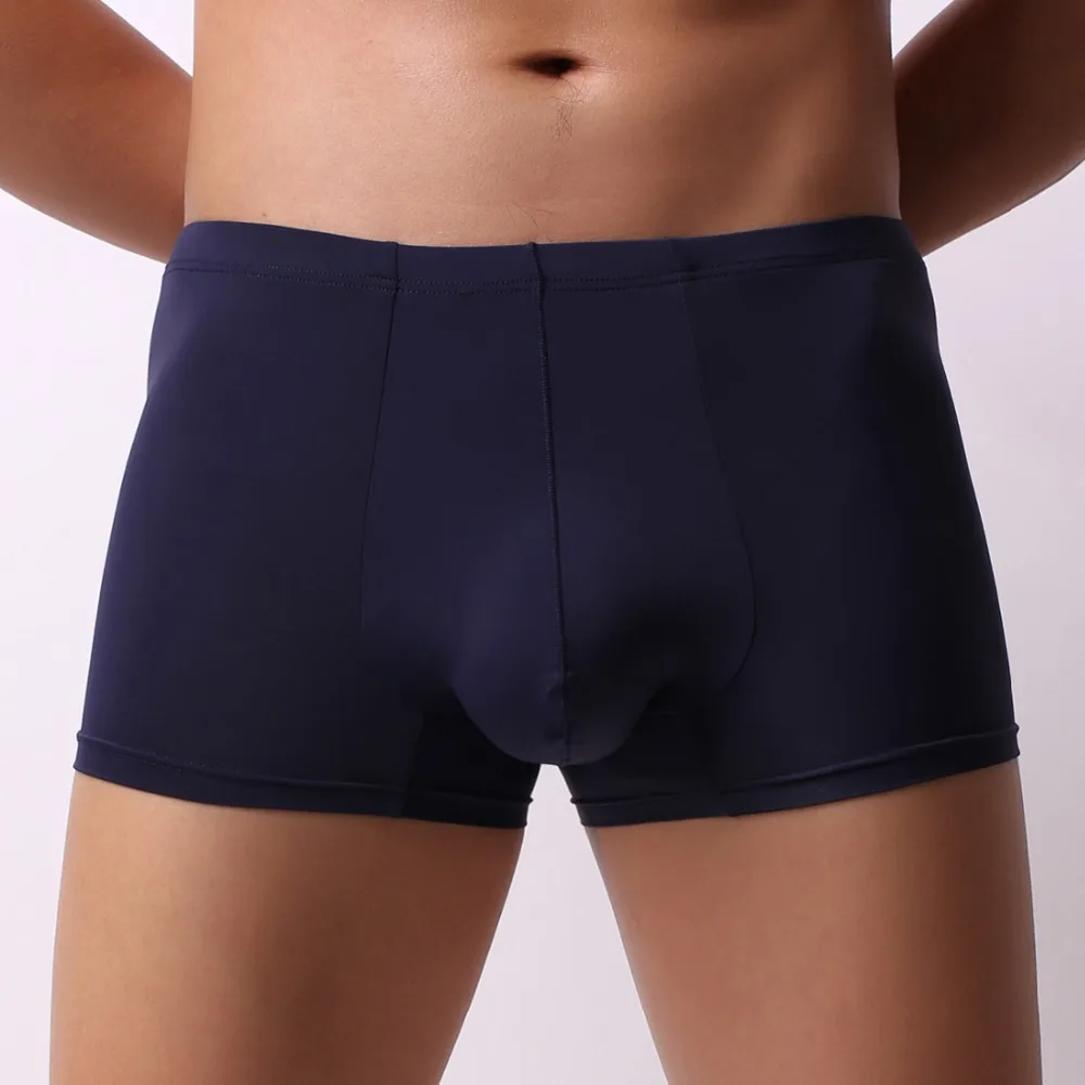 Sexy Men Underwear Boxers Shorts Slim Ice Silk Panties Man Solid Breathable U Convex Pouch Underpants Cueca calzoncillos M-XXL
Sexy Men Underwear Boxers Shorts Slim Ice Silk Panties Man Solid Breathable U Convex Pouch Underpants Cueca calzoncillos M-XXL