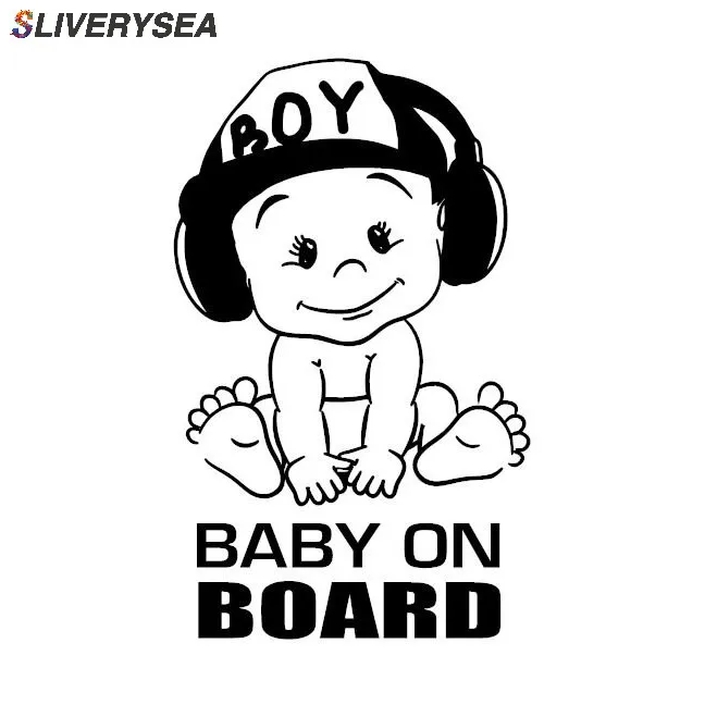 SLIVERYSEA Baby on Board Vinyl Sticker Car Decal Sticker for Car Window Funny Cute Cool Boy Design Waterproof
SLIVERYSEA Baby on Board Vinyl Sticker Car Decal Sticker for Car Window Funny Cute Cool Boy Design Waterproof