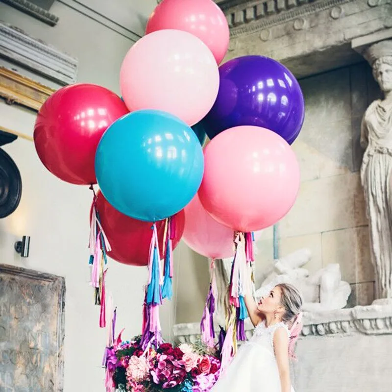 BTRUDI 40inch Round latex balloons Thicken the oversized four-angle balloon Wedding and birthday decorations Shooting props
BTRUDI 40inch Round latex balloons Thicken the oversized four-angle balloon Wedding and birthday decorations Shooting props