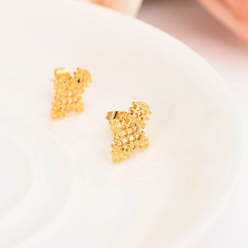 Ethiopian Cross Coptic Earrings for Women Girl Gold silver stud earring Wholesale African Earring Jewelry Eritrea Items gift
Ethiopian Cross Coptic Earrings for Women Girl Gold silver stud earring Wholesale African Earring Jewelry Eritrea Items gift