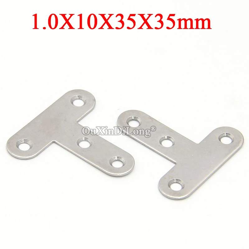 200PCS Stainless Steel Right Angle Corner Braces T Shape Furniture Connecting Fittings Frame Board Support Brackets 10X35X35mm
200PCS Stainless Steel Right Angle Corner Braces T Shape Furniture Connecting Fittings Frame Board Support Brackets 10X35X35mm