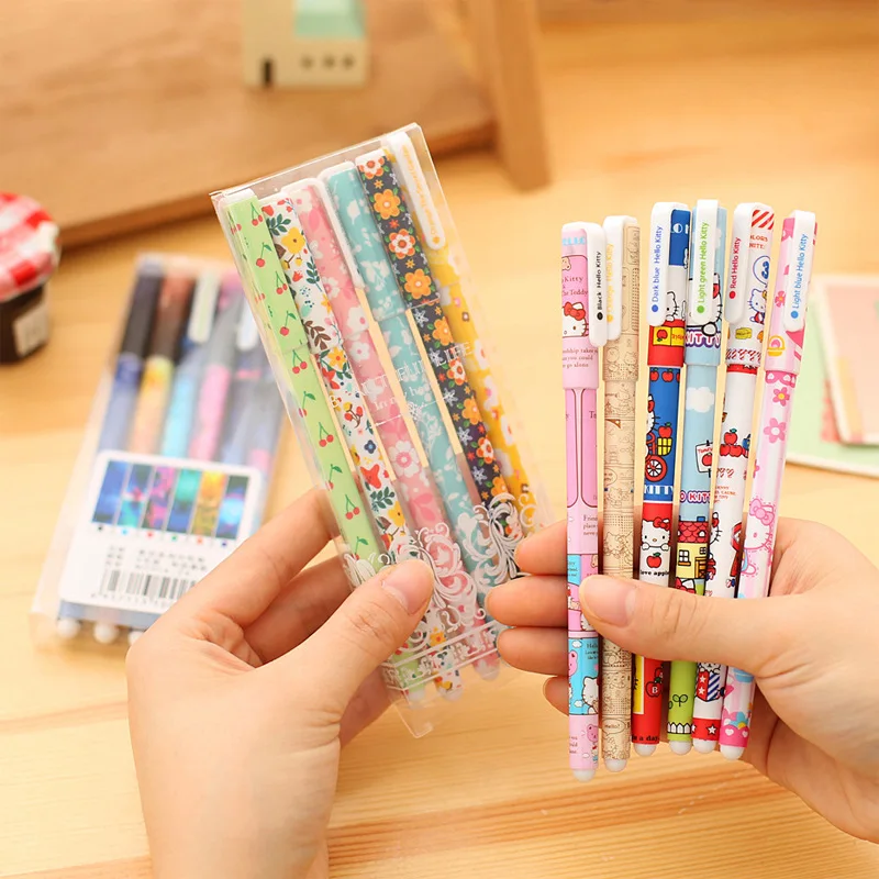 6PCS/lot Korean Cute Cartoon Multicolor Gel Pen Printing Stationery Student Escolar Novelty Gift Office Material School Supplies
6PCS/lot Korean Cute Cartoon Multicolor Gel Pen Printing Stationery Student Escolar Novelty Gift Office Material School Supplies