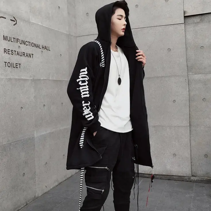 In the long section of the punk jacket men's plus fertilizer XL loose dark street hip hop personality trend fat jacket
In the long section of the punk jacket men's plus fertilizer XL loose dark street hip hop personality trend fat jacket