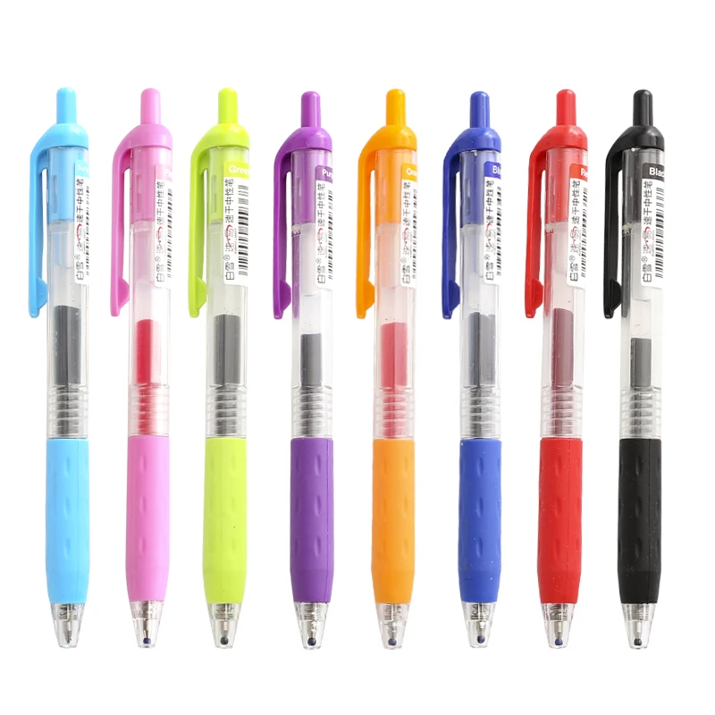 8 pcs/lot MIRUI Creative quick-drying pressing gel pen candy-colored 8 colors Student Stationery gifts School Office Supplies
8 pcs/lot MIRUI Creative quick-drying pressing gel pen candy-colored 8 colors Student Stationery gifts School Office Supplies