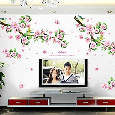 Sweet Romance The Picture Plum Blossom Bedroom Tv Setting Sofa Peach Stickers Can Remove Waterproof Landscape Photo Wall 2021
Sweet Romance The Picture Plum Blossom Bedroom Tv Setting Sofa Peach Stickers Can Remove Waterproof Landscape Photo Wall 2021